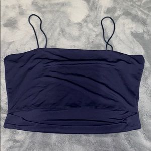 Crop Top with slit NWOT